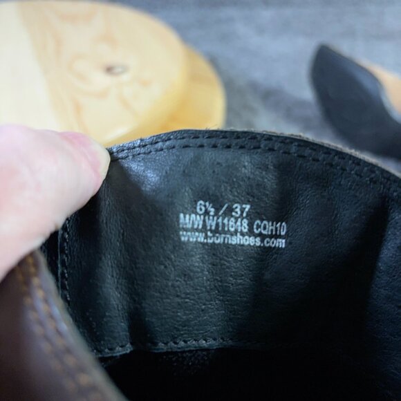 Born Riding Boots Nenna Womens Sz 6.5 Leather Brown Harness Knee High Equestrian - Picture 8 of 10